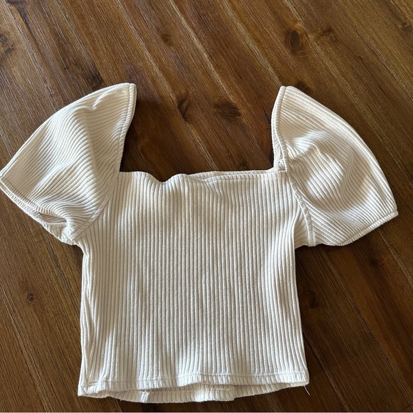 H&M Cropped Ribbed Top - Picture 4 of 4